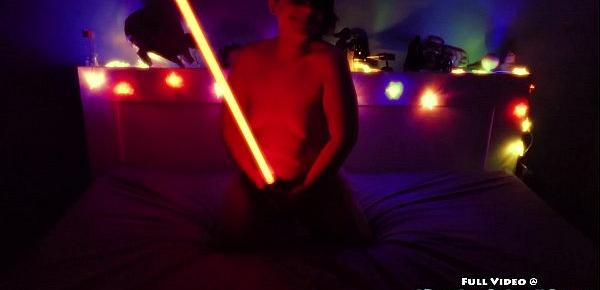  May the 4th be with you - Star Wars BBW Toy Play and Light Saber Bating!